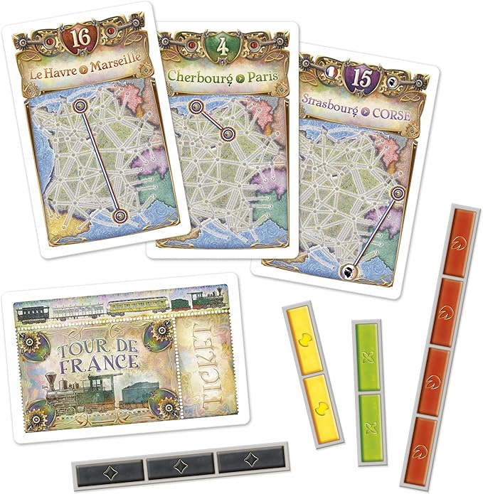 Ticket to Ride France + Old West Board Game EXPANSION - Train Route Strategy Game, Fun Family Game for Kids & Adults, Ages 8+, 2-6 Players, 30-60 Minute Playtime, Made by Days of Wonder