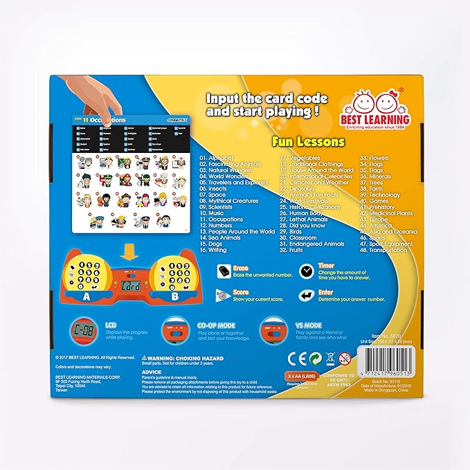 BEST LEARNING Connectrix - Educational Matching Game for Kids Ages 6 Years and up, 1 to 2 Players | Educational Toy as Birthday Gift for Boys and Girls