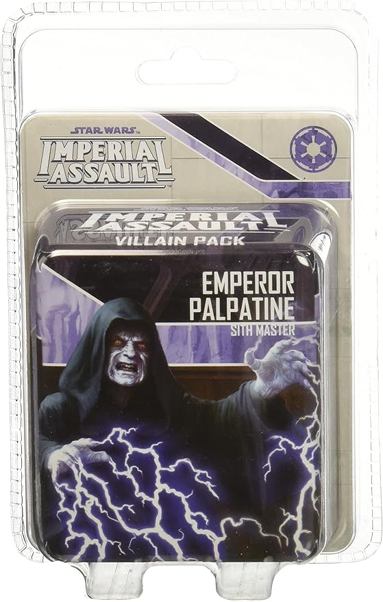 Star Wars Imperial Assault Board Game Emperor Palpatine VILLAIN PACK - Epic Sci-Fi Miniatures Strategy Game for Kids and Adults, Ages 14+, 1-5 Players, 1-2 Hour Playtime, Made by Fantasy Flight Games