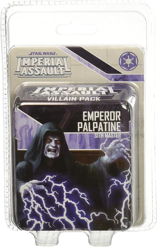 Star Wars Imperial Assault Board Game Emperor Palpatine VILLAIN PACK - Epic Sci-Fi Miniatures Strategy Game for Kids and Adults, Ages 14+, 1-5 Players, 1-2 Hour Playtime, Made by Fantasy Flight Games