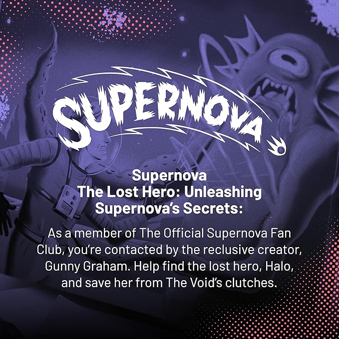 Hunt A Killer Supernova - Comic Book Mystery Game - for Fans of Sci-Fi & Puzzle Solving - Great for Game Night with Friends & Family or Date Night