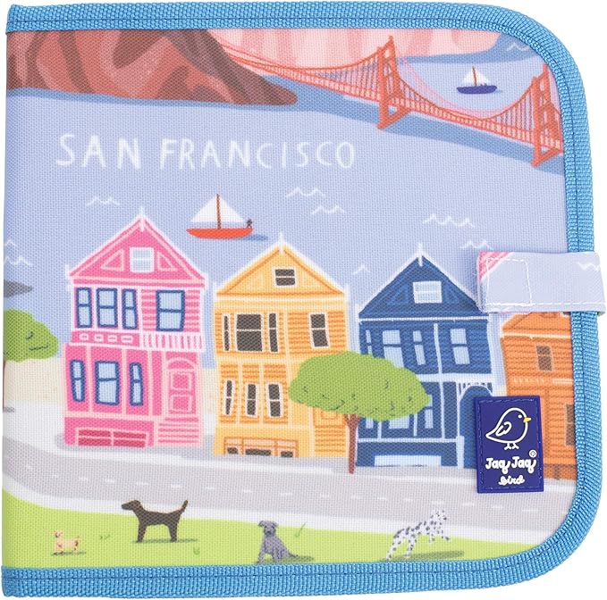 Jaq Jaq Bird Cities of Wonder Erasable Book - San Francisco