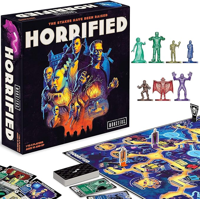 Ravensburger Horrified: Universal Monsters Strategy Board Game | Age 10 & Up | Co-Operative Gameplay | Unique Monster Challenges | Perfect for Family Game Night