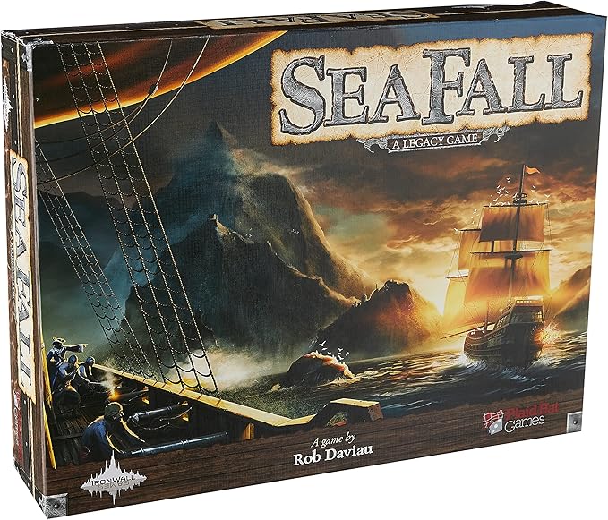 SeaFall Board Game - Legacy Game of Exploration and Adventure! Strategy Game for Kids & Adults, Ages 14+, 3-5 Players, 90-120 Min Playtime, Made by Plaid Hat Games