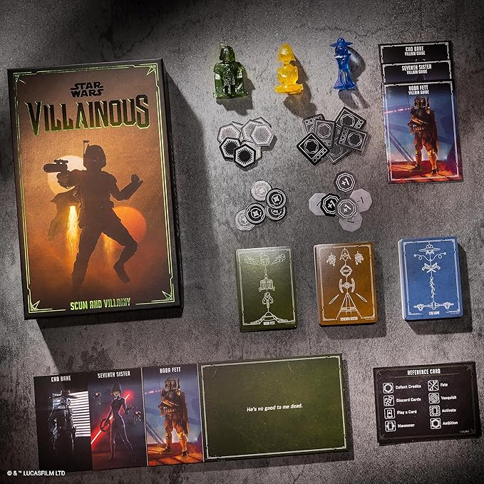Star Wars Villainous: Scum and Villainy - Engaging Strategy Board Game | Perfect for Ages 10 & Up | Unique Villain Abilities | Compatible with Star Wars Villainous Games