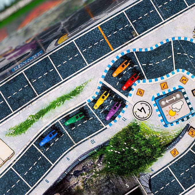 Heat: Tunnel Vision Board Game Expansion - New Tracks, Championship Season & Front Wing Module! Racing Strategy Game for Kids & Adults, Ages 10+, 1-7 Players, 60 Min Playtime, Made by Days of Wonder