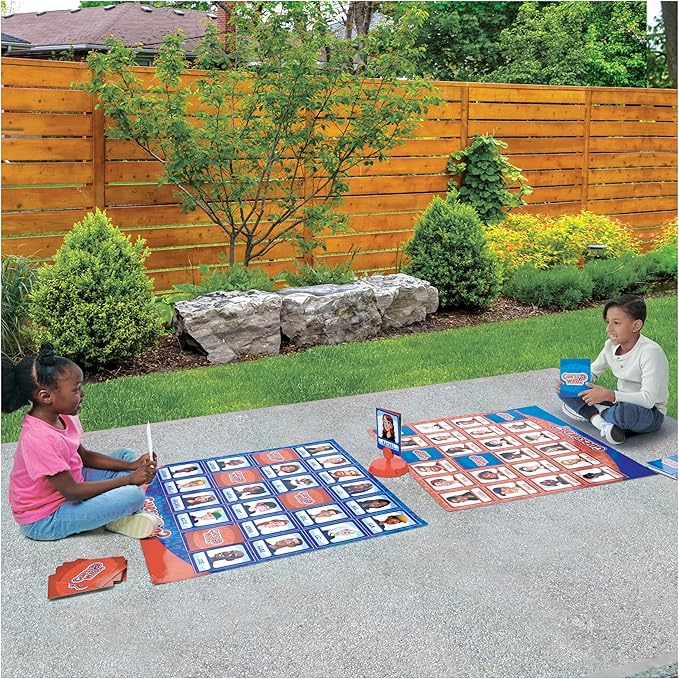 Spin Master Games, Guess Who? Giant Edition, Family Game for Indoor & Outdoor Fun with Big Oversized Board, for Family and Kids, 2-4 Players, Ages 6 & Up