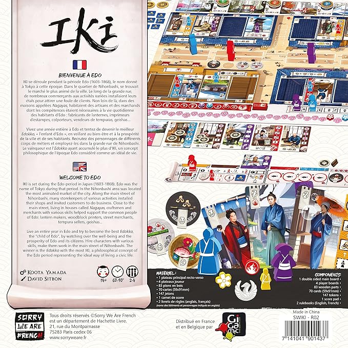 Iki | Strategy Game for Teens and Adults | Ages 14+ | 2 to 4 Players| 60 Minutes