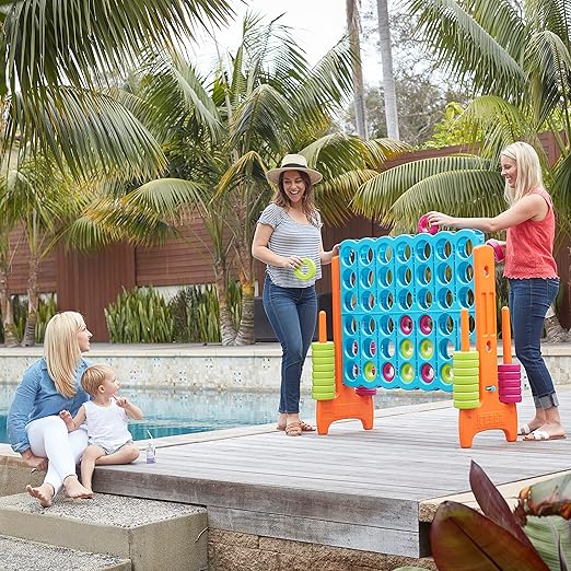 ECR4Kids Jumbo 4-To-Score, Giant Game, Vibrant