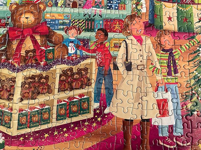 Surprises in Store 1000 Piece Jigsaw Puzzle | Christmas Jigsaw Puzzle | Sustainable Puzzle for Adults | Premium 100% Recycled Board | Great Gift for Adults | Gibsons Games