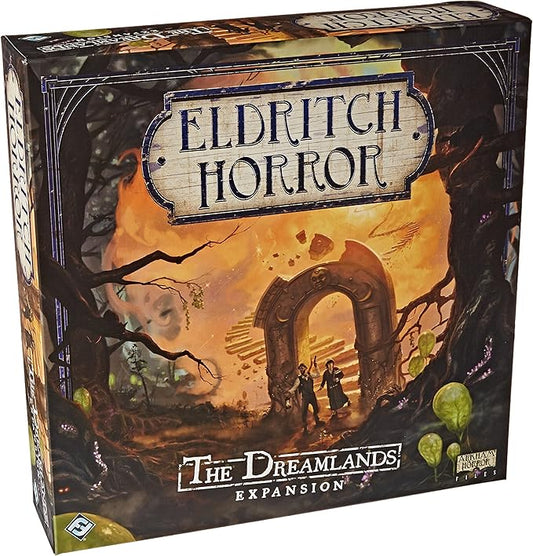 Eldritch Horror The Dreamlands Board Game EXPANSION | Mystery Game | Cooperative Board Game for Adults and Family | Ages 14+ | 1-8 Players | Avg. Playtime 3 Hours | Made by Fantasy Flight Games
