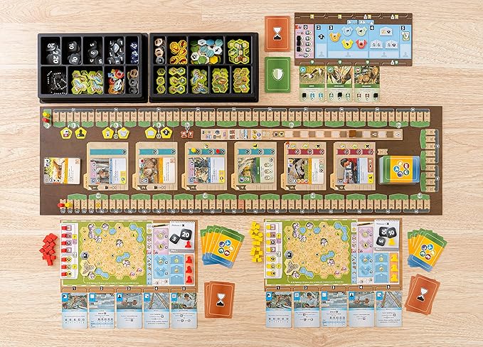 Ark Nova Card Drafting, Hand Management Strategy Board Game, 1-4 Players, 90 to 150 Minute Play