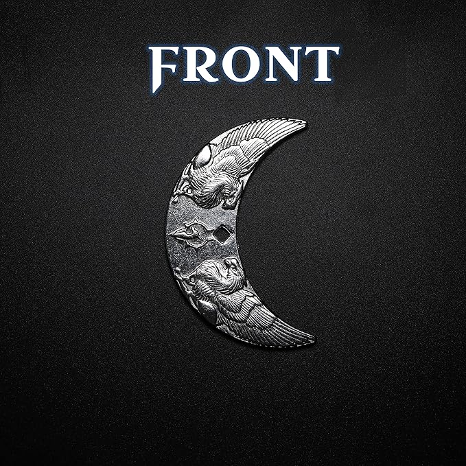 20 Fantasy Coins for DND Board Games Accessories & Leather Pouch for Waterdeep Metal Coins for Dungeons & Dragons Tablelap RPG Games Addons Medieval Game Retro Props