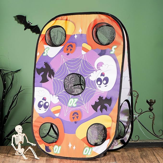 JOYIN Halloween Toss Game Board with Bean Bag for Kids Outdoor Toys, Halloween Party Favor, Beach Yard Outdoor Activities, Family Party Supplies，Camping Outside Play Toy